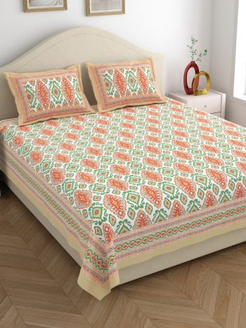 ikkat king size bedsheet