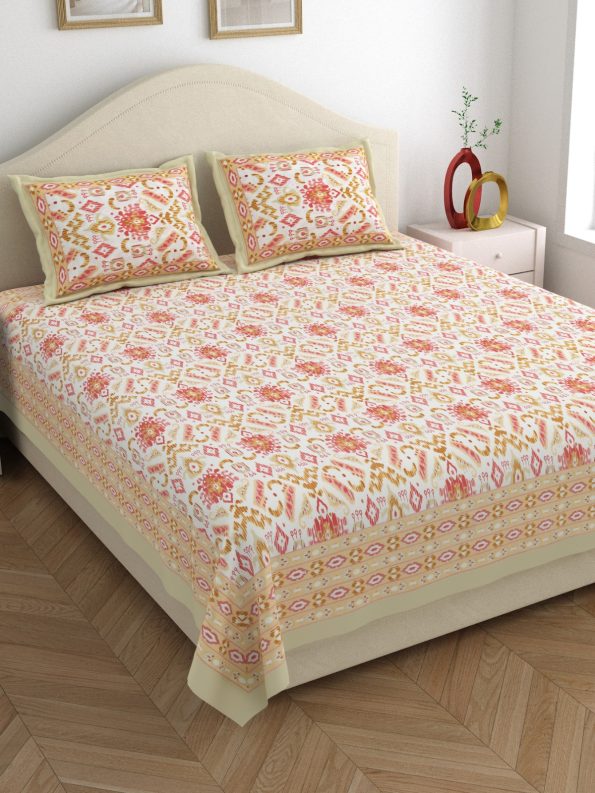 ikkat king size bedsheet