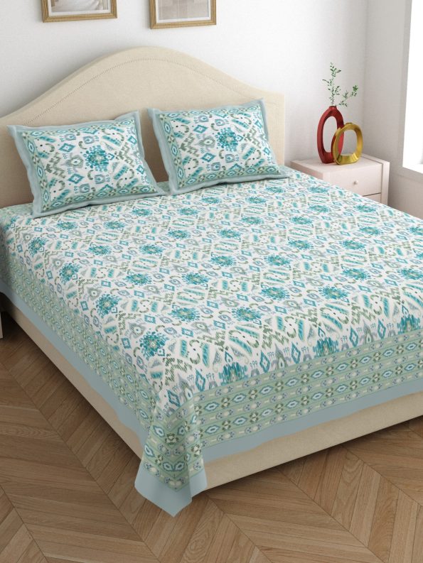 ikkat king size bedsheet