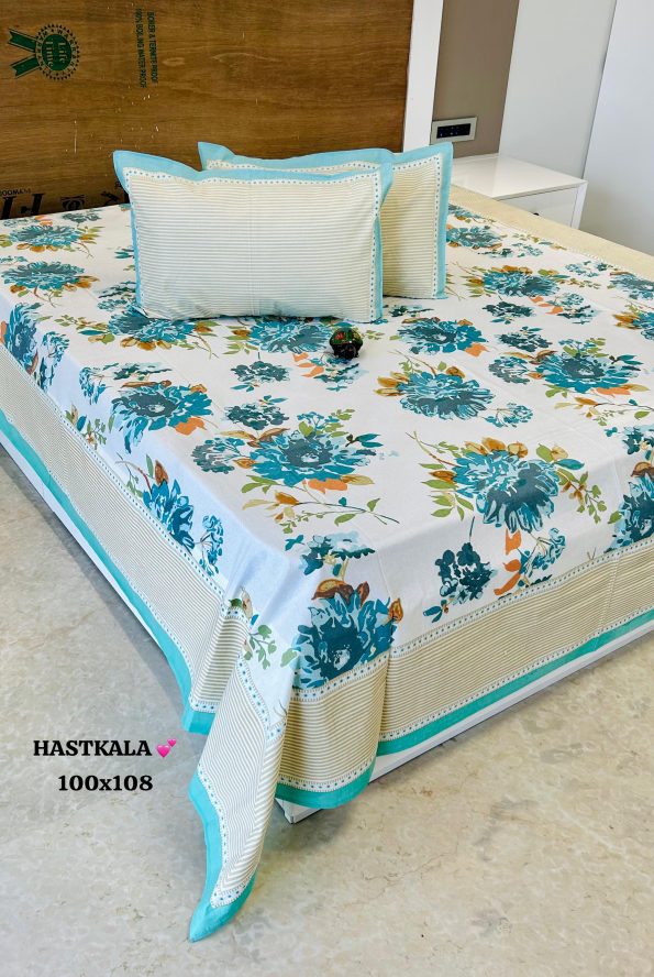 pure cotton bedsheet