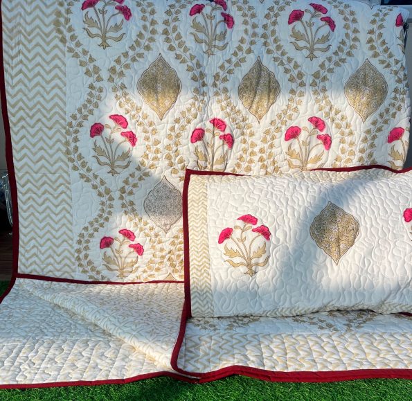 quilted bedcover