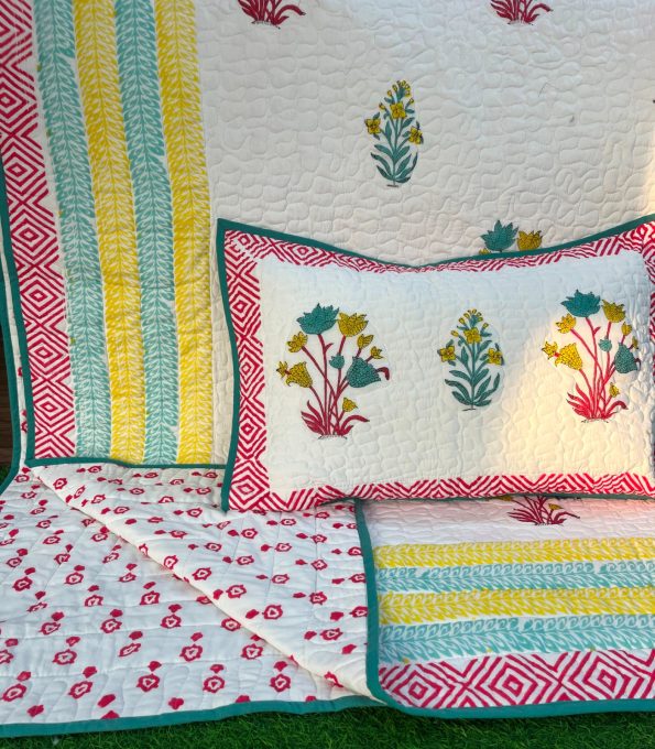 quilted bedcover