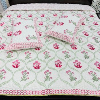 quilted bedcover